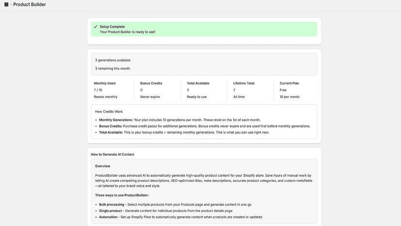App page