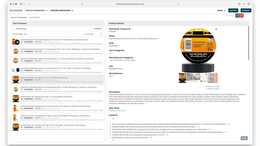 Product Viewer and Editor