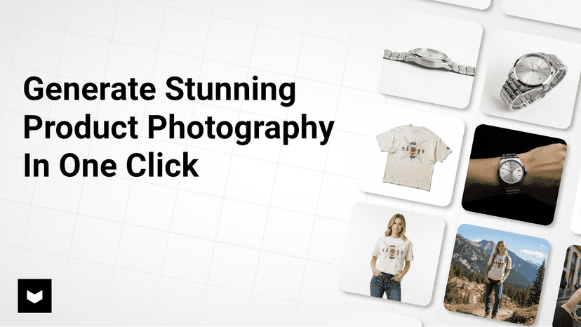 Generate stunning product photography in one click