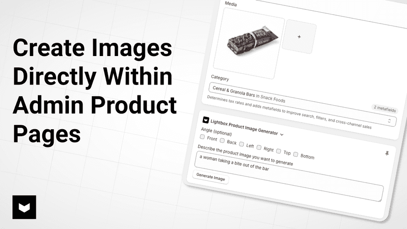 Create images directly within admin product pages