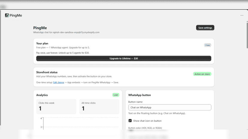 My App Dashboard With Analytics
