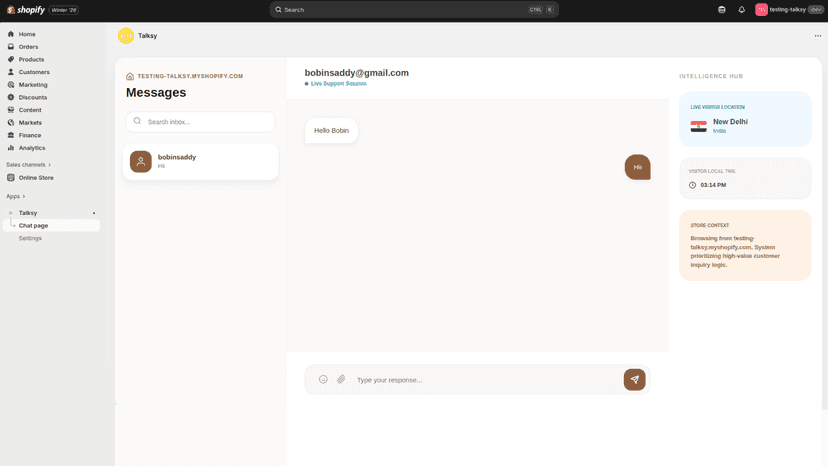 Chat Dashboard