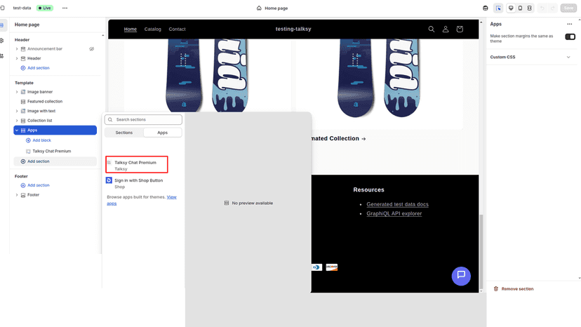 Enable chat on website