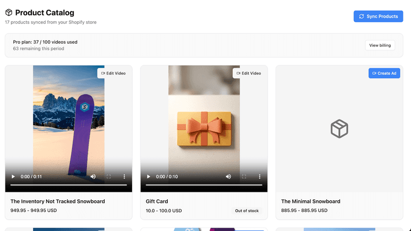 Product Page