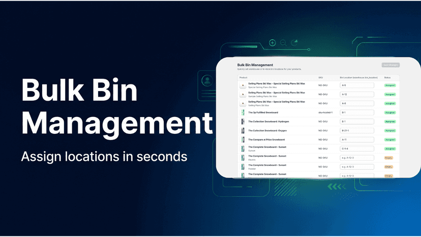 Bin managment