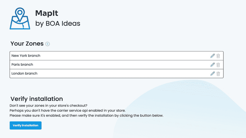 Easily manage all your zones