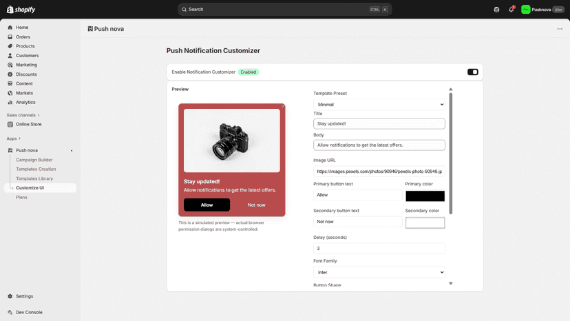 Custom Allow