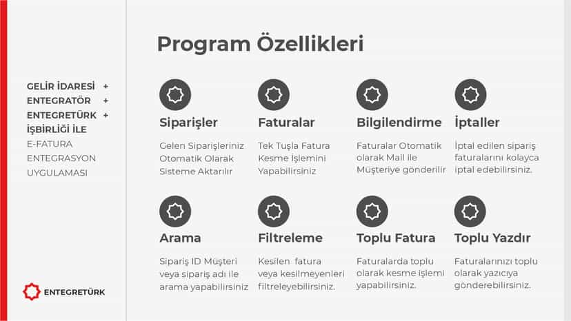 Uygulama Özellikleri