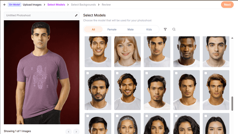 Swap Models to refresh old catalogs and PDPs in On-Model flow