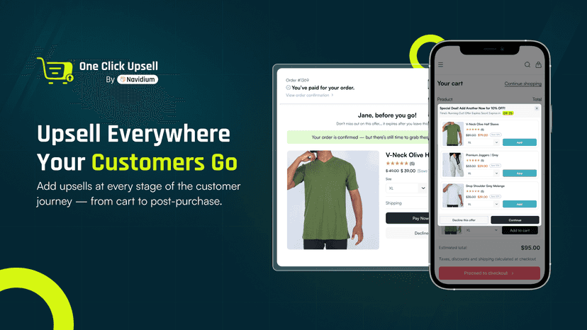 Upsell across the store
