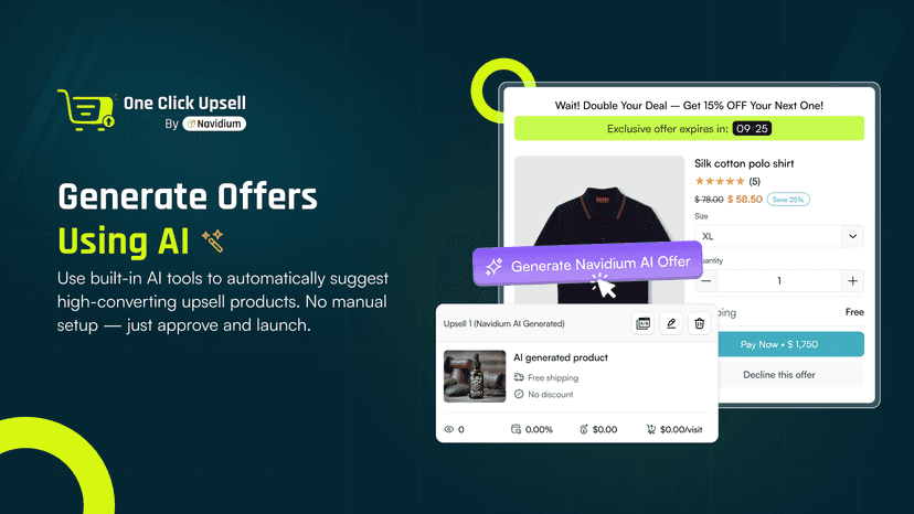AI generated upsells