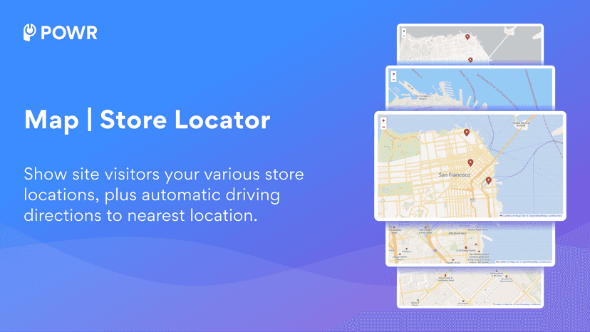 Allow site visitors to find you with an interactive location map