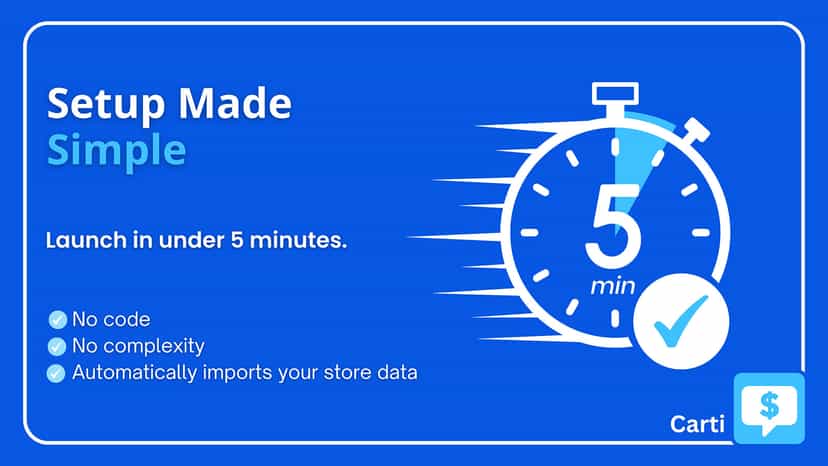 5-minute no-code Shopify chatbot setup