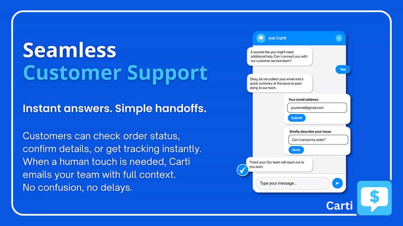 AI assistant for seamless customer support