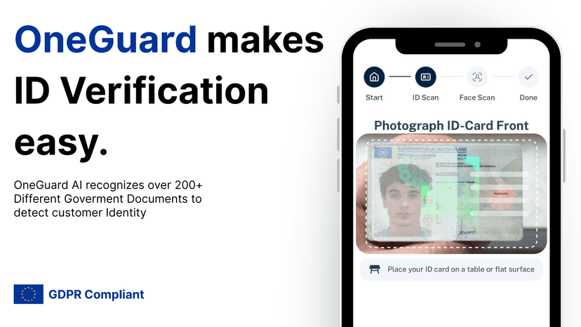 OneGuard makes ID Verification easy!