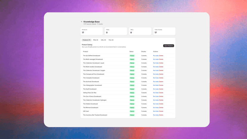 Coral Knowledge Dashboard