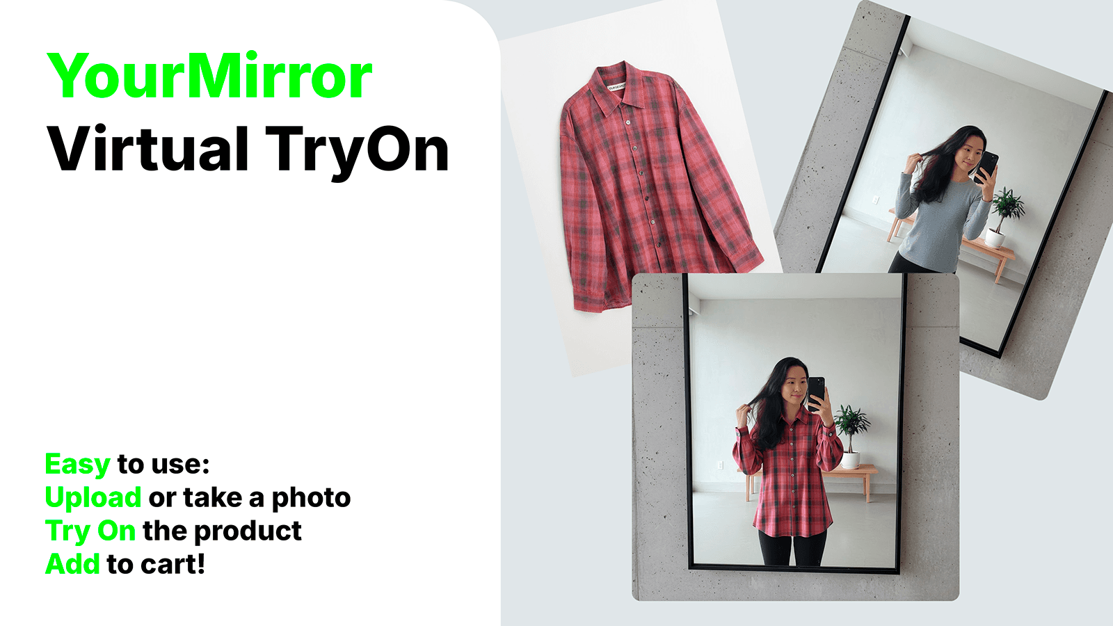 YourMirror TryOn - Example User Interaction 1