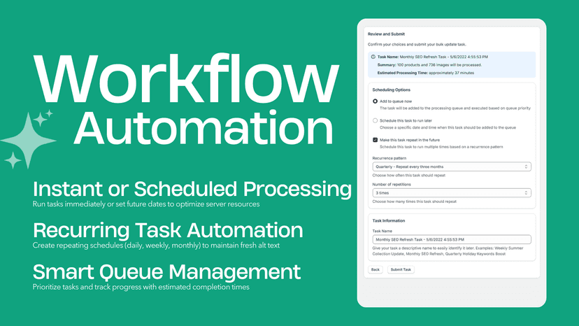 AltSeo AI Alt Text Generator - Workflow Automation