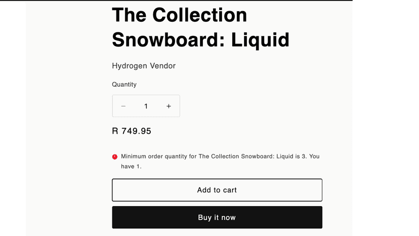 Customize the message your customers see.