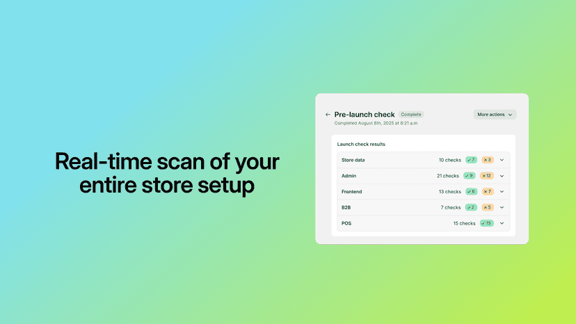 Shopify Launch Check - Launch with confidence!