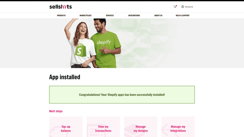 Links with sellshirts