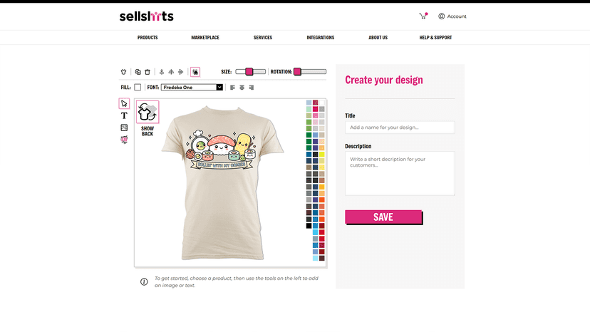 Easily design your products