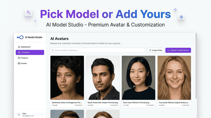 Pick Model or Add yours
