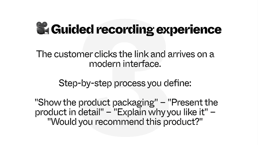 guided recording experience
