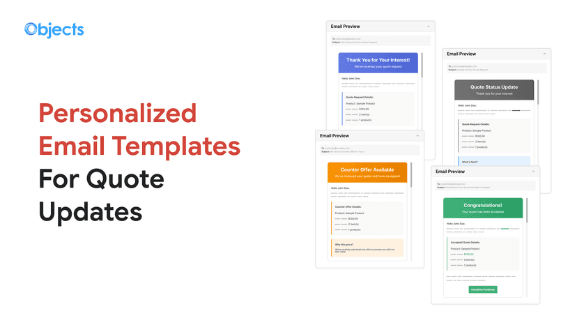 Get Personalized Email Templates for Quote Updates in Shopify