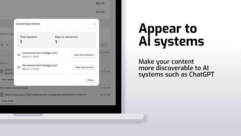 Appear to AI systems