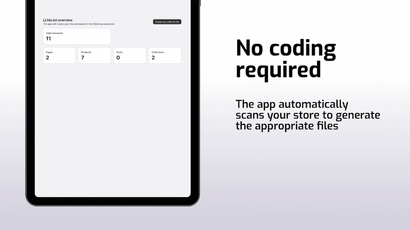 No coding skills required