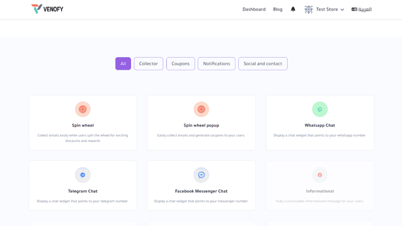 Spin Wheel (x2 styles) + chat tools, all included free.