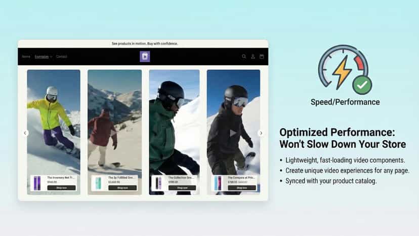 Optimized performance: won't slow down your store