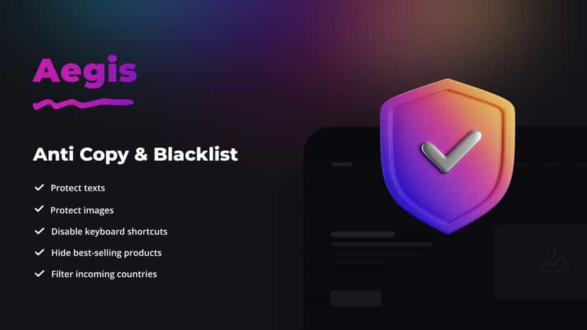 Aegis ‑ Anti Copy & Blacklist