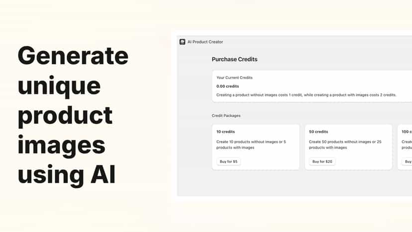 Product customization interface for fast editing. Create product