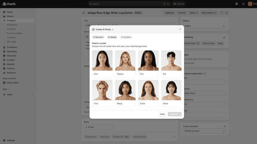 AI Photoshoot - Choose Model
