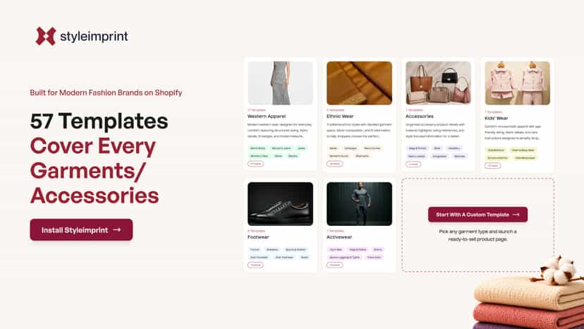 Template gallery with saree, lehenga, kurta, & apparel template