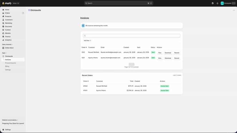 invoicing