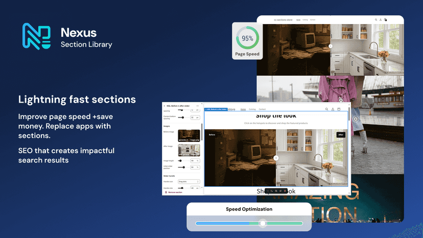 Fast theme sections