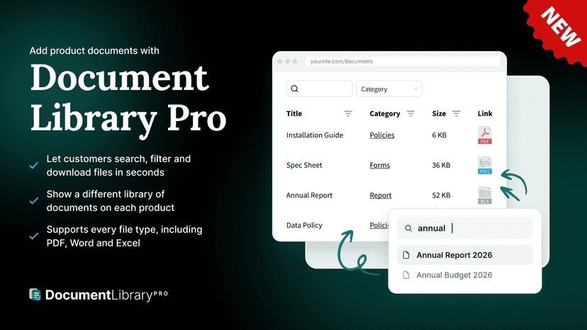Shopify Document Library App