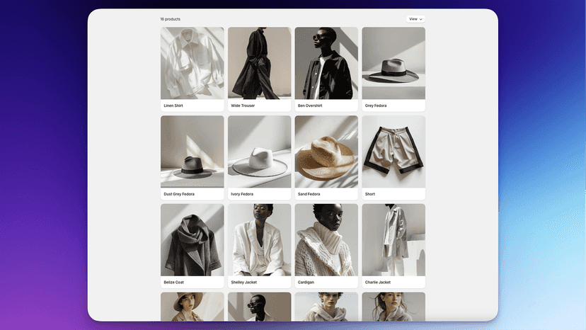 Desktop view