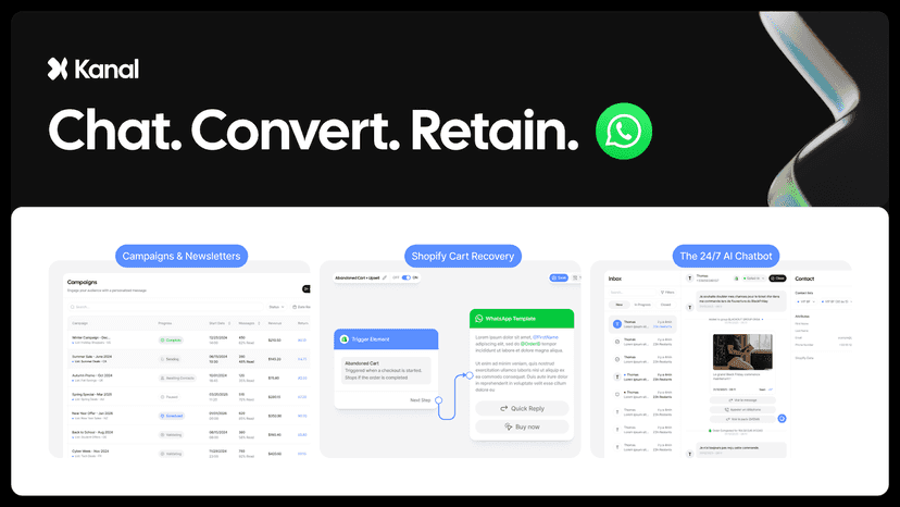 marketing, sales, operation and ai support on WhatsApp