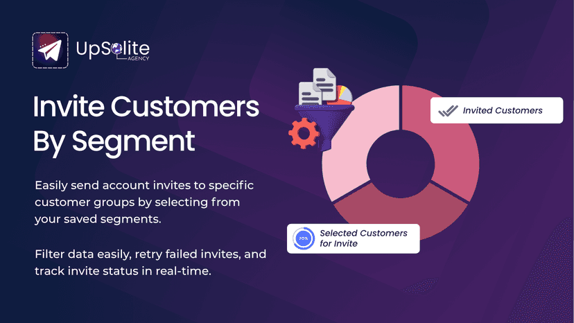Invite customers by a specific segment.