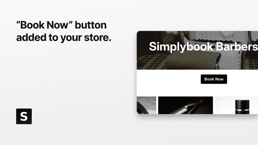 "Book Now" button added to your store.
