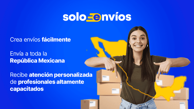 Crea envíos fácilmente y envía a toda la República Mexicana