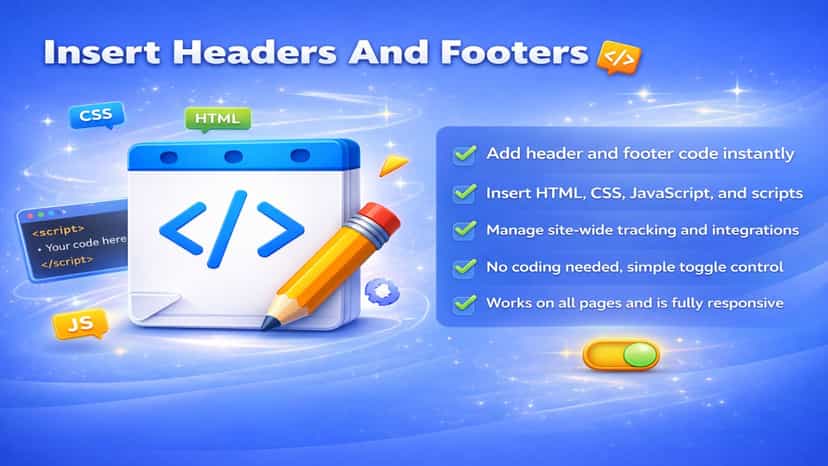 Add header and footer code easily in Shopify
