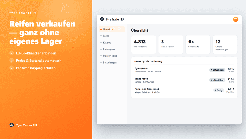 Übersicht: Reifen-Dropshipping ohne eigenes Lager