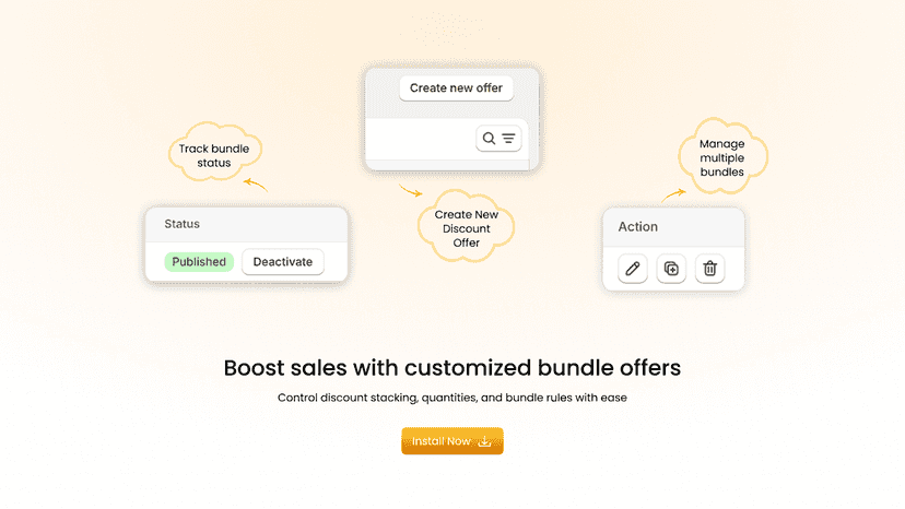 Boost store AOV with data-driven bundle and upsell offers.