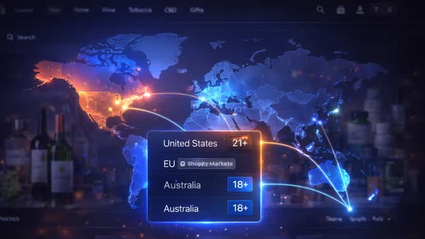 Geo-based age limits for different countries and markets
