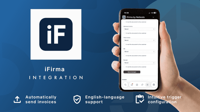iFirma integration with support in English